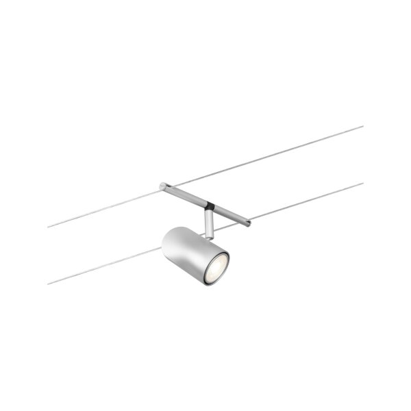 CorDuo Seilsystem Cup Einzelspot GU5,3  max. 10W   12V Chrom matt, Chrom