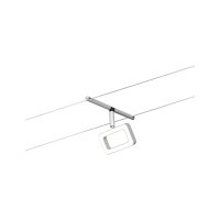 CorDuo LED Seilsystem Frame Basisset  5x280lm 5x4,8W 3000K  230/12V Chrom matt, Chrom