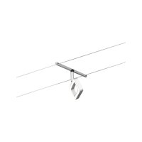 CorDuo LED Seilsystem Frame Basisset  5x280lm 5x4,8W 3000K  230/12V Chrom matt, Chrom