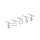 CorDuo LED Seilsystem Frame Basisset  5x280lm 5x4,8W 3000K  230/12V Chrom matt, Chrom