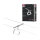 CorDuo LED Seilsystem Frame Einzelspot  280lm 4,8W 3000K  12V Chrom matt, Chrom