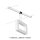 CorDuo LED Seilsystem Frame Einzelspot  280lm 4,8W 3000K  12V Weiß matt, Chrom