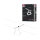 CorDuo LED Seilsystem Frame Einzelspot  280lm 4,8W 3000K  12V Weiß matt, Chrom