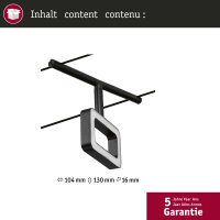 CorDuo LED Seilsystem Frame Einzelspot  280lm 4,8W 3000K...