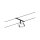 CorDuo LED Seilsystem Frame Einzelspot  280lm 4,8W 3000K  12V Schwarz matt, Chrom
