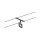 CorDuo LED Seilsystem Frame Einzelspot  280lm 4,8W 3000K  12V Schwarz matt, Chrom