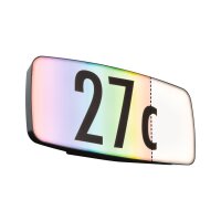LED Hausnummernleuchte Smart Home Zigbee 3.0 Sheera Dämmerungssensor   IP44  276x128mm RGBW+ 6,5W 430lm 230V  Anthrazit Kunststoff