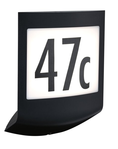 LED Außenwandleuchte Padea Dämmerungssensor  seewasserresistent IP44  198x252mm 3000K 8,5W 550lm 230V  Anthrazit Kunststoff