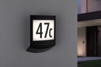 LED Außenwandleuchte Padea Dämmerungssensor  seewasserresistent IP44  198x252mm 3000K 8,5W 550lm 230V  Anthrazit Kunststoff