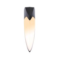 LED Außenwandleuchte Smart Home Zigbee 3.0 Ikosea  insektenfreundlich IP44  50x203mm Tunable Warm 4,4W 350lm 230V  Anthrazit Kunststoff