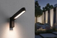 House LED Außenwandleuchte Ito Bewegungsmelder Vertikale Ausrichtung IP44  47x301mm 3000K 6W 450lm 230V 65° Anthrazit Metall, Kunststoff