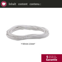 CorDuo Seilsystem Spannseil  20m 2,5qmm  Weiß