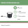 Plug & Shine LED Wandfluter Ocos Einzelleuchte  IP67 3000K 6,1W   Anthrazit