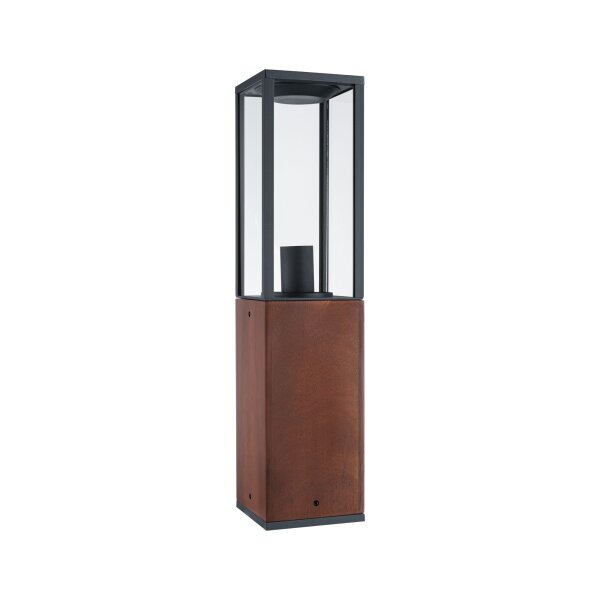 Lichtobjekt Timba IP44 eckig 600mm  max. 60W  230V  Holz E27 Holz