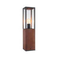 Lichtobjekt Timba IP44 eckig 600mm  max. 60W  230V  Holz E27 Holz