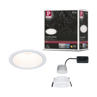 LED Einbauleuchte 3-Step-Dim Cole Coin 1er-Set  IP44 rund 88mm  Coin 6W 470lm 230V dimmbar 2700K Weiß
