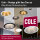 LED Einbauleuchte 3-Step-Dim Cole Coin 1er-Set  IP44 rund 88mm  Coin 6W 470lm 230V dimmbar 2700K Weiß