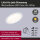 LED Einbauleuchte 3-Step-Dim Cole Coin 1er-Set  IP44 rund 88mm  Coin 6W 470lm 230V dimmbar 2700K Weiß