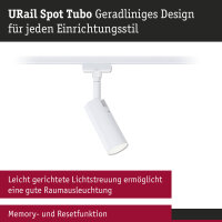 URail Schienenspot 3-Step-Dim Tubo Einzelspot  150lm 4W 3000K dimmbar 230V Signalweiß