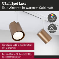 URail Schienenspot Luxe   GU10  max. 10W  dimmbar 230V...