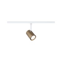 URail Schienenspot Luxe   GU10  max. 10W  dimmbar 230V Gold matt, Signalweiß
