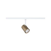 URail Schienenspot Luxe   GU10  max. 10W  dimmbar 230V Gold matt, Signalweiß
