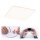 VariFit LED Einbaupanel Veluna IP44 eckig 215x215mm  17W 1300lm White Switch Transparent