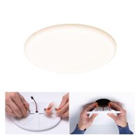 VariFit LED Einbaupanel Veluna IP44 rund 185mm  14W 1000lm White Switch Transparent