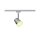 URail Schienenspot Smart Home Zigbee 3.0 Cone Einzelspot inkl. RGBW Leuchtmittel GU10 350lm 5,5W RGBW+ dimmbar 230V Chrom matt