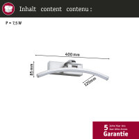 LED Bilderleuchte Bento    3000K 300lm 230V 6W  Alu gebürstet