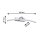 LED Bilderleuchte Bento    3000K 480lm 230V 8,5W  Alu gebürstet
