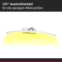LED Bilderleuchte Bento 3000K 520lm 230V 10W  Alu gebürstet
