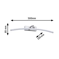 LED Bilderleuchte Bento 3000K 520lm 230V 10W  Alu gebürstet