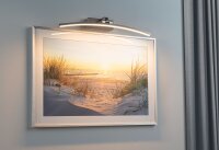 LED Bilderleuchte Bento 3000K 520lm 230V 10W  Alu gebürstet