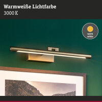 LED Bilderleuchte Mingo   3000K 510lm 230V 9,5W  Altmessing