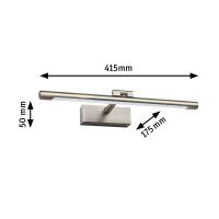 LED Bilderleuchte Mingo   3000K 510lm 230V 9,5W  Altmessing