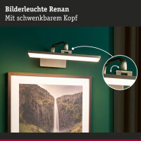 LED Bilderleuchte Renan   3000K 600lm 230V 9,5W  Altmessing