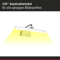 LED Bilderleuchte Renan   3000K 600lm 230V 9,5W  Alu gebürstet