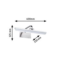 LED Bilderleuchte Renan   3000K 600lm 230V 9,5W  Alu gebürstet