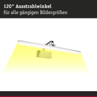 LED Bilderleuchte Renan   3000K 880lm 230V 11W  Alu gebürstet