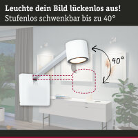 LED Bilderleuchte Adelia   2700K 370lm 24V 4,5W dimmbar Alu gebürstet