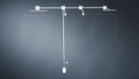 LED Bilderleuchte Adelia   2700K 370lm 24V 4,5W dimmbar Alu gebürstet