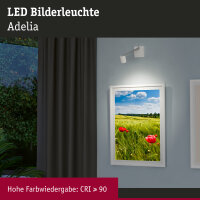 LED Bilderleuchte Adelia   2700K 370lm 230/24V 4,5W dimmbar Alu gebürstet