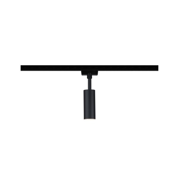 URail Schienenspot 3-Step-Dim Tubo Einzelspot  190lm 4W 3000K dimmbar 230V Schwarz matt