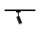 URail Schienenspot 3-Step-Dim Tubo Einzelspot  190lm 4W 3000K dimmbar 230V Schwarz matt