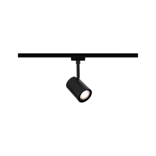 URail Schienenspot Luxe GU10  max.10W  dimmbar 230V Schwarz matt