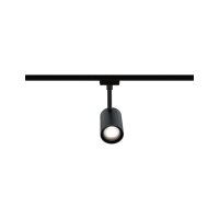 URail Schienenspot Luxe GU10  max.10W  dimmbar 230V Schwarz matt