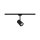 URail Schienenspot Luxe GU10  max.10W  dimmbar 230V Schwarz matt