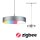URail Pendel Smart Home Zigbee 3.0 Hildor RGBW  510lm 10W RGBW+ dimmbar 230V Chrom matt