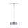 URail Pendel Smart Home Zigbee 3.0 Hildor RGBW  510lm 10W RGBW+ dimmbar 230V Chrom matt